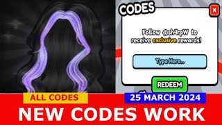 NEW CODES MARCH 25 2024 FREE UGC the circle game ROBLOX  ALL CODES [upl. by Richmal]