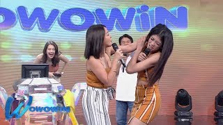 Wowowin ‘Sexy Hipon’ Herlene sasaluhin ang sampal ni Katrina Halili with English subtitles [upl. by Lammaj]