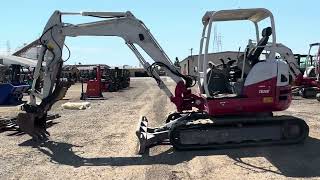 2019 Takeuchi TB260 Hydraulic Excavator [upl. by Haase]