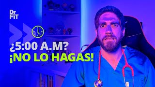 ¿Levantarse a las 500 am es la clave del éxito ¡MITO O REALIDAD  Explicación médica  DrFit [upl. by Kentigera]