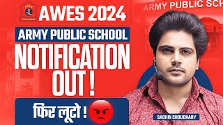 AWES 2024 Notification Out  Sachin choudhary live 830pm [upl. by Eram]