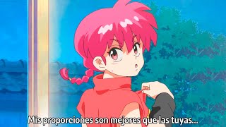 Ranma le presume su cuerpo de mujer a Akane [upl. by Eniamej]