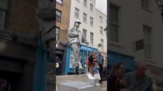 When the Silverman statue is considered a wizard  Funny  Street Entertainment  London [upl. by Roybn]