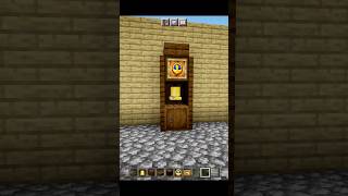 Grandfather Clock ⏰ in Minecraft  blazebyte minecraft shorts [upl. by Muiram]