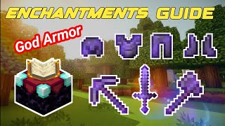 Best Enchantments for All Armor and tools  God level Enchantments in lokicraft [upl. by Llevad113]