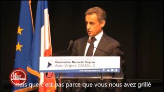 Traduction  la phrase incompréhensible de Sarkozy à Limoges soustitrée [upl. by Latsyk670]