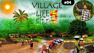 Village life video 🥰 Beautiful village Village people work villageLifeFishing [upl. by Jahn516]