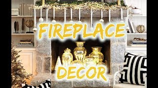 FIREPLACE MANTEL DECORATING IDEAS BY SEASON🎁🎄 [upl. by Giorgio]