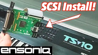 Ensoniq TS10 SCSI Install and Demo [upl. by Sheree]