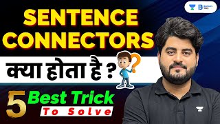 What are Sentence Connectors 5 Best Tricks to Solve Sentence Connectors in English by Vishal Sir [upl. by Aytnahs]