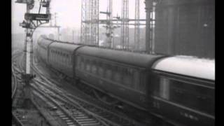 LMS diesels 10000 and 10001 newsreel film [upl. by Euqinehs]