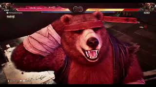 Tekken 8 Kuma Rage Art [upl. by Enirod]