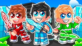 Adopté a Mi Propia Familia de POWER RANGERS en Roblox [upl. by Cleasta227]