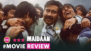 Maidaan Movie Review in Hindi  Ajay Devgn  Gajraj Rao  Priyamani  Amit Sharma  Rudraneel Ghosh [upl. by Plantagenet240]