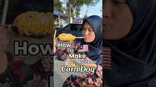 I Hunt the Original Corn Dog on Street Food streetfood yt ytshortsvideo shorts [upl. by Mosenthal]