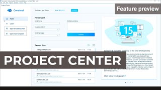 Project Center  manage your models easily [upl. by Blaise943]