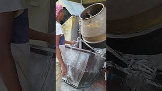 Mixing cement concrete ratio  How to easy work in construction machine shortsvideo dicas shorts [upl. by Ahseila233]