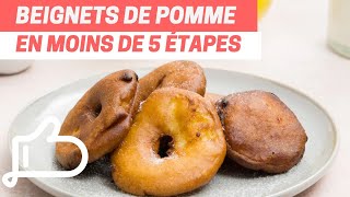 Recette Facile  Beignets de Pomme de Mon Papi 🍏🍩 [upl. by Emor]