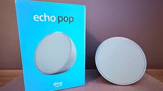 Amazon Echo Pop Unboxing and Sound Test [upl. by Dwan]