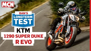 Spending 2022 with the KTM 1290 Super Duke R Evo  MCN Review [upl. by Sprage690]