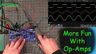 0143  OpAmps Part 4  Differentiators and Integrators in action [upl. by Harwilll33]