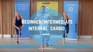 Beginnerintermediate interval cardio workout  Cardio starter 2 [upl. by Dianemarie661]