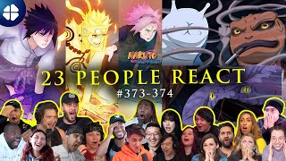 The New ThreeWay Deadlock 23 People React Team 7 VS Juubi 🇯🇵 Shippuden 373374 [upl. by Habas307]