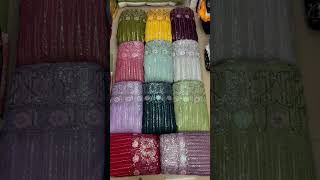 Fabric  netWidth  56Work  heavy cooding sequence daman Rate  495 per mtr [upl. by Iccir105]