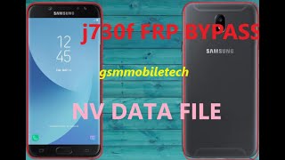 Samsung SMj730f nv data file with security file [upl. by Annoik]