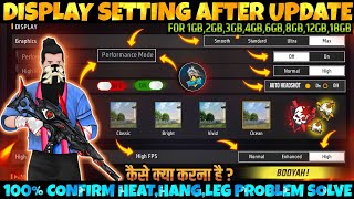 display Setting Free Fire  Pro Player display Setting Free Fire 2024  Free Fire Max New Setting [upl. by Nyad]