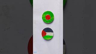 How to draw palestine support Country Bangladesh flag drawing 🇧🇩♥️🇵🇸youtubeshorts bangladeshflag [upl. by Ronacin]