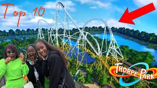 Attempting to go on the most scariest rides in Thorpe Park😱😰goviral fypシ゚viral moresubscribers [upl. by Cooperman]