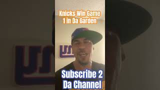 Knicks Win Game 1 in The Garden against the Pacers GNATION amp BBK Sports NBA [upl. by Joshuah426]