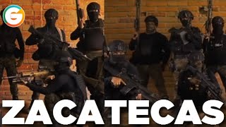 CJNG presentó a trabajador “levantado” que reparaba cámara de seguridad en Apulco Zacatecas [upl. by Petronia199]