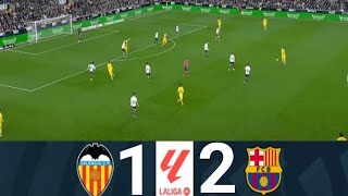 Valencia vs Barcelona 12  LaLiga 2024  Match Highlights [upl. by Begga548]