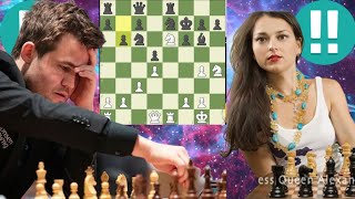 Crazy Magnus Carlsen vs Alexandra Kosteniuk 186 [upl. by Acnayb887]