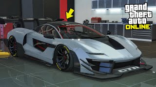 Progen Emerus GTR McLaren Senna GTR  GTA 5 Vehicle Customization [upl. by Silra449]