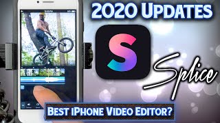 Splice App  New Features amp Updates  iPhone Video Editor 2020 Updates [upl. by Nnor]