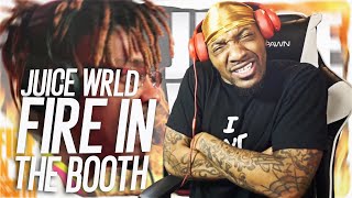 JUICE WRLD LEGENDARY FIRE IN THE BOOTH FREESTYLELIVESTREAM TWITCH REACTION [upl. by Ameehsat]