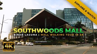 Southwoods Mall walking tour in 4k  Binan Laguna  Mall walk in the Philippines [upl. by Sherrer]