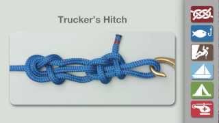 How to Tie a Truckers Hitch [upl. by Aidnis]