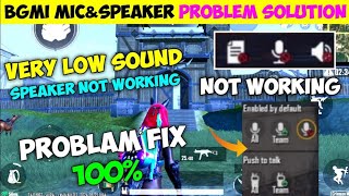 How To Fix Mic And Speaker Glitch In Bgmi🔇Bgmi Speaker Not Working🥺Bgmi Mic Glitch Problem Bgmi Mic [upl. by Sonnnie]