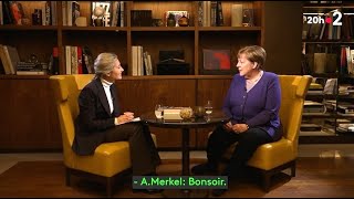 AnneSophie Lapix dans un entretien avec Angela Merkel France 2 9 déc 2024 soustitré français [upl. by Chernow]