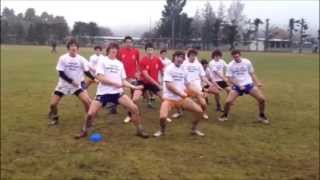 Dunstan High School 1st XV Haka cell phone footage [upl. by Irehs246]