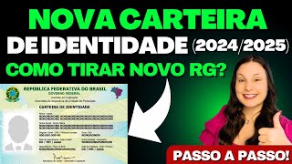 🟢 NOVA CARTEIRA de IDENTIDADE já está disponível Veja como tirar o seu NOVO RG [upl. by Maharva]