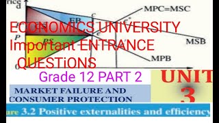 ECONOMICS important QuestionsampAnswers University Entrance QuestionsUnit 3 Part 2 Consumer Protection [upl. by Anom]