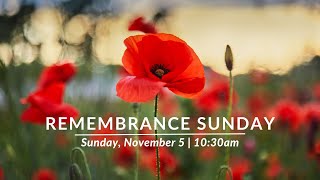 November 5 2023  1030am  REMEMBRANCE SUNDAY [upl. by Lzeil]