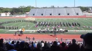 Burleson High School Marching Band UIL 2013 [upl. by Vachill232]