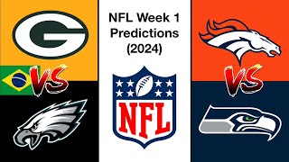 NFL Week 1 Predictions 2024 [upl. by Hareemas893]