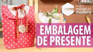 DIY Como fazer uma embalagem de presente [upl. by Itram]